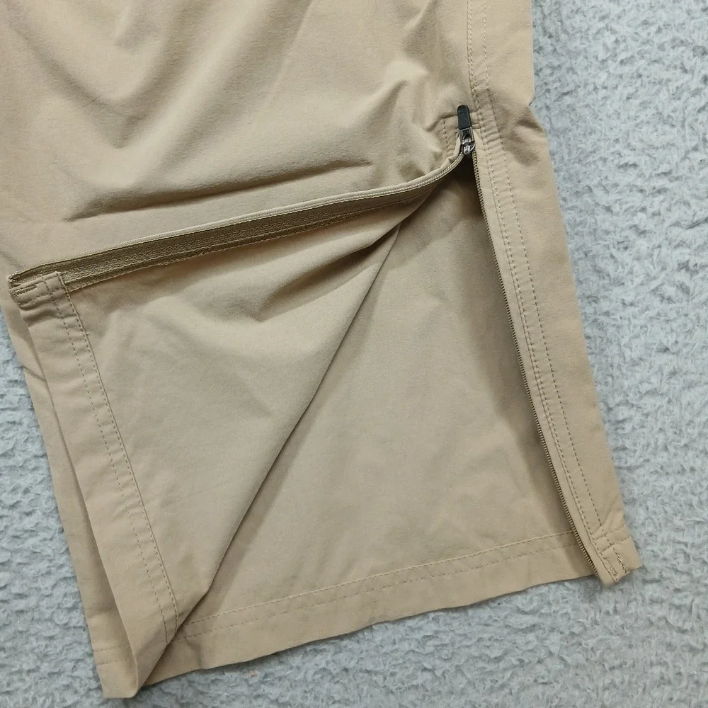Eastern Mountain Sports Convertible Cargo Pants Men's 40R Tan‎ Zip-Off Hiking